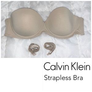 ⭐️FREE⭐️CK Strapless Bra